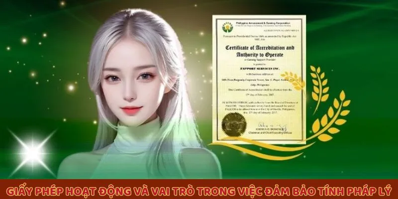 Giấy phép hoạt động và vai trò trong việc đảm bảo tính pháp lý Giấy phép hoạt động và vai trò trong việc đảm bảo tính pháp lý